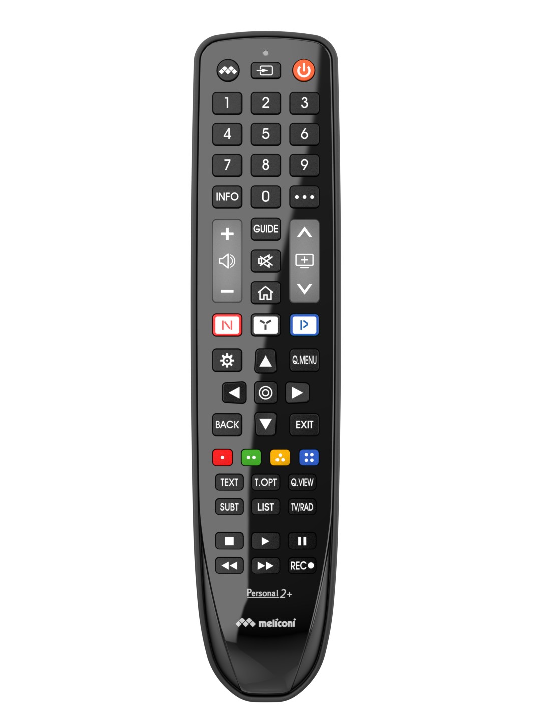 Meliconi Gumbody Personal Plus Telecomando Ir Wireless Tv Pulsant