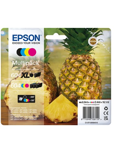 EPSON T10H9 604 XL NERO + 604 C/M/Y MULTIPACK CARTUCCE