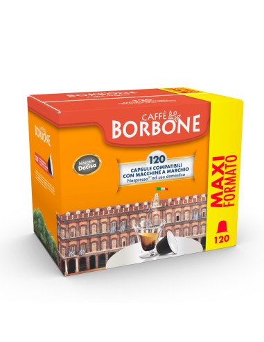 BORBONE COMP. NESPRESSO 120PZ DECISA (NERA) REBNERADECISA120PZ