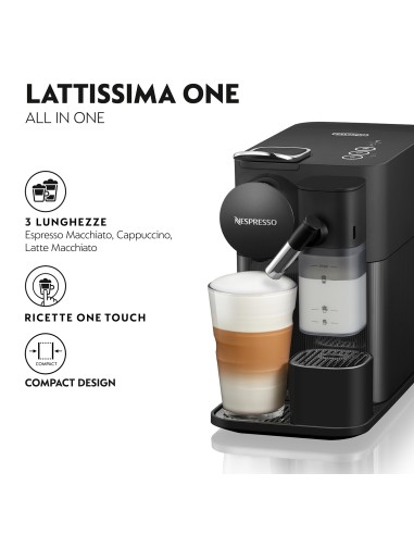 DE LONGHI EN510.B MACCHINA CAFFE'  NESPRESSO LATTISSIMA NERA