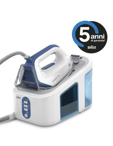 BRAUN IS3157BL FERRO A CALDAIA 2400W VAPORE CONTINUO 125G/MIN - BLU