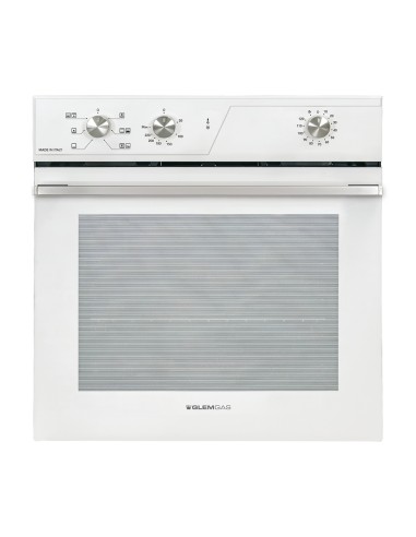 GLEMGAS GFR62WH-S3 FORNO CLASSE A  BIANCO 64LT GUIDE CROMATE LAT.