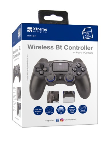 XTREME PS4 JOYPAD WIRELESS NERO