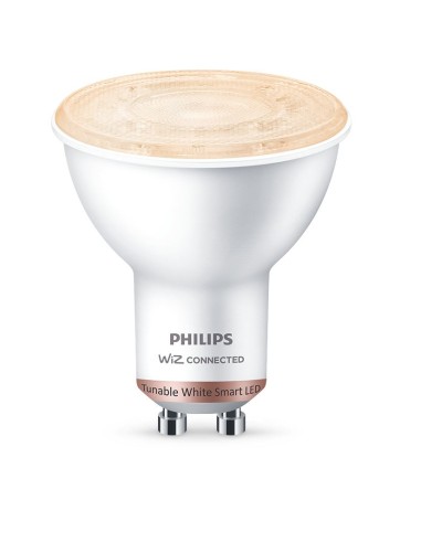 PHILIPS 372320 BIANCO C/F 4,7W/50W GU10 FARETTO LAMPADINA CONNESSA