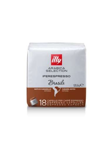 ILLY BRASILE 18 CAPSULE NOTE DI CARAMELLO GUSTO INTENSO