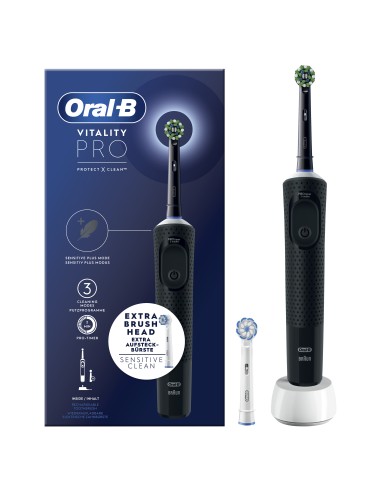 ORAL B POWER VITALITY PRO BLACK + 1REF RIMOTORE DI PLACCA