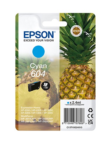 EPSON T10G2 604 CIANO CARTUCCIA