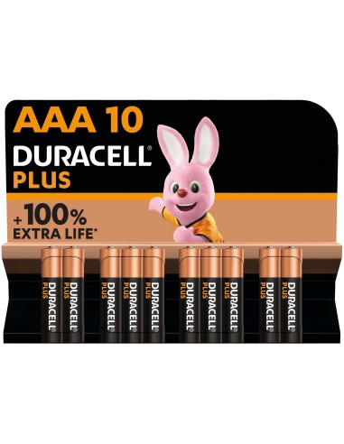 DURACELL PLUS 100 AAA X10 MINISTILO PILE MULTIPACK