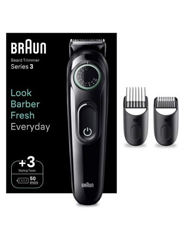 BRAUN BT3411 REGOLABARBA BEARD     TRIMMER