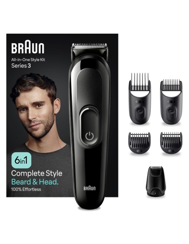 BRAUN MGK3410 MULTI GROOMING KIT   NERO