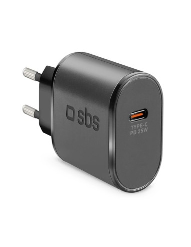 SBS TETR1CPD25 CARICAB.RETE 25W USB-C NERO