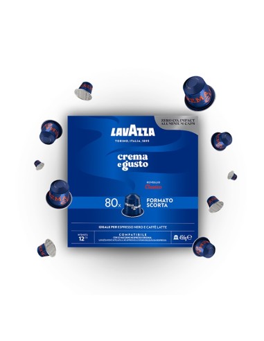 LAVAZZA 7020 CREMA & GUSTO COMP.   NESPRESSO 80 CAPSULE