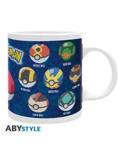 BIGBEN POKEMON MUG 320 ML BALL VARIETIES SUBLI BOX X2