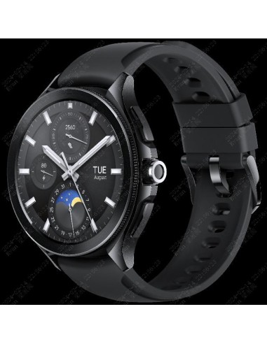 XIAOMI WATCH 2 PRO BLUETOOTH BLACK CASE WITH BLACK FLUORORUBBER STRAP