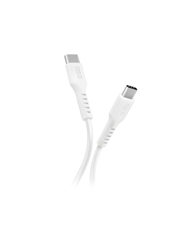 SBS TECABLE15TCC100W CAVO USB-C/USB-C 100W 1,5M BIANCO