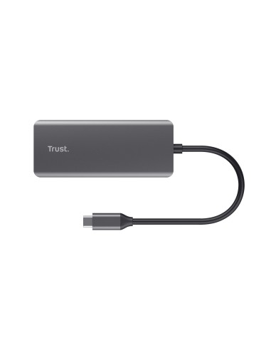 TRUST 24968 USB-C MULTIPORT ADAPTER 6IN1 DALYX ALUMINIUM