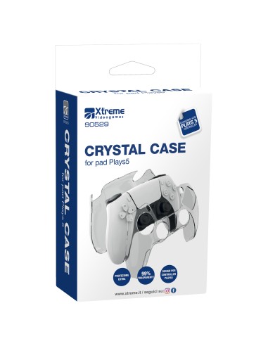 XTREME PS5 CRYSTAL CASE PER PAD    CUSTODIA PROTETTIVA RIGIDA