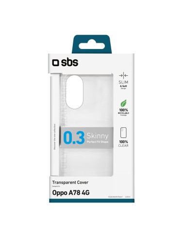 SBS TESKINOPA784GT OPPO A78 4G COVER GOMMA TRASPARENTE