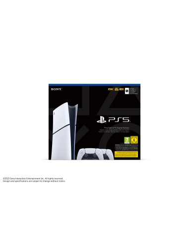 SONY CONSOLE PS5 SLIM DIGITAL      EDITION + DUALSENSE WHITE