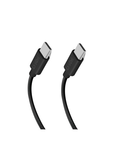 SBS TECABLETISSUETCC32K CAVO USB-C/USB-C 3.2 100W 10GBPS NERO