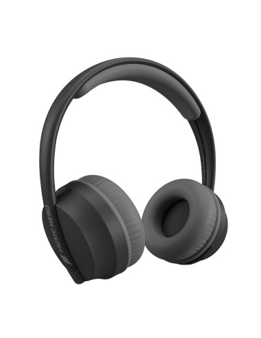 SBS MHHEADFLICKBTK CUFFIA WIRELESS CON MICROFONO NERO