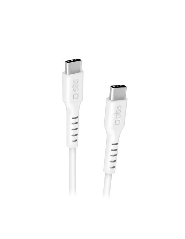 SBS TECABLETCC2MW CAVO USB-C/USB-C 2.0 2M BIANCO