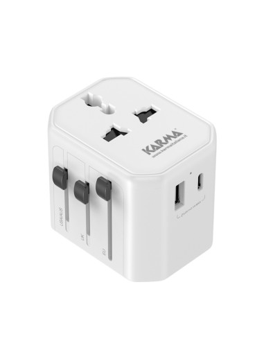 KARMA CC 9600USB ALIMENTATORE DA VIAGGIO 4 PRESE USB/USB-C