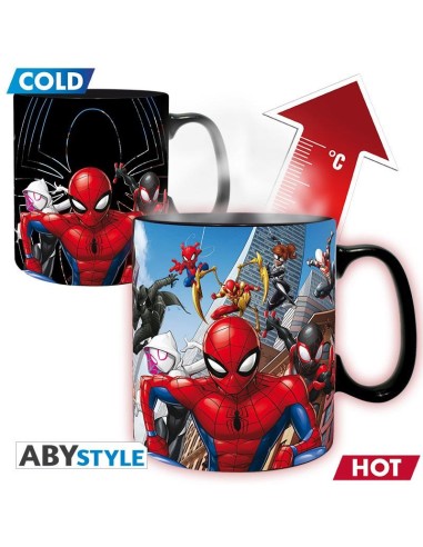 BIGBEN MARVEL - MUG HEAT CHANGE -  460 ML SPIDER-MAN MULTIVERSE X2