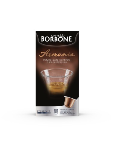 BORBONE ARMONIA COMP. NESPRESSO 240PZ ALLUMINIO REBARMONIA8X30N