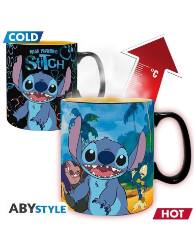 BIGBEN DISNEY - MUG HEAT CHANGE -  460 ML - LILO & STITCH - BOX X2