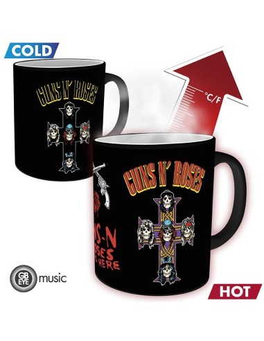 BIGBEN GUNS N ROSES - MUG HEAT CHANGE - 320 ML - CROSS X2