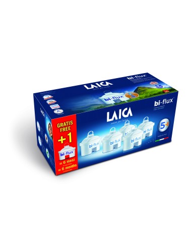 LAICA F6S CARTUCCE WATER FILTER 5+1 PER CARAFFA TOSCA 3000 SERIES