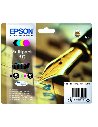 EPSON T1626 16 BK/C/M/Y MULTIPACK