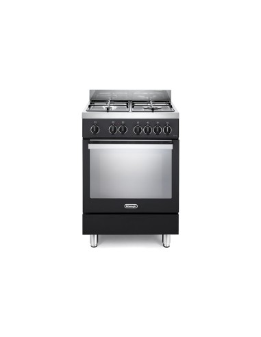 DE_LONGHI PMA66L CUCINA 60X60 A 3F+1TC ANTRACITE F.E. 9F GRIGLIE GHISA