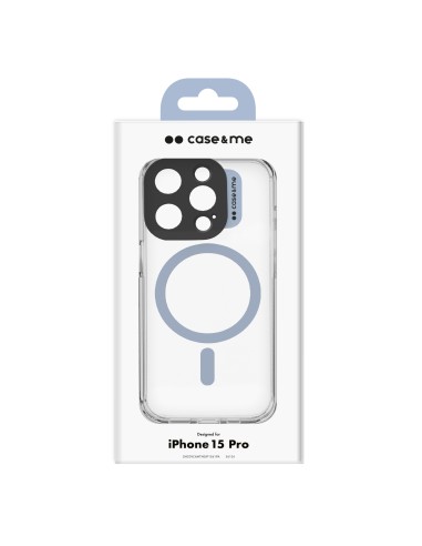 SBS CMCOVCAMTMSIP1561PA IPHONE 15 PRO COVER MAGSAFE TRASP/AZZURRO