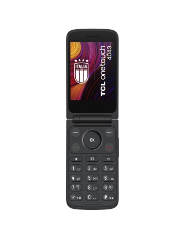 TCL ONETOUCH 4043 DARK NIGHT GREY  DOPPIO DISPLAY BTH 5.0 4G DUAL SIM