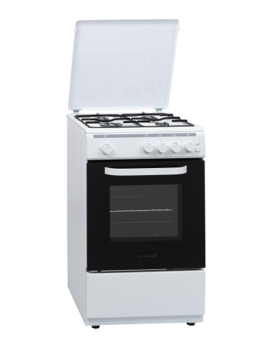 TECHLIFE TFCG50WFG CUCINA 50X50 4F FORNO A GAS BIANCA