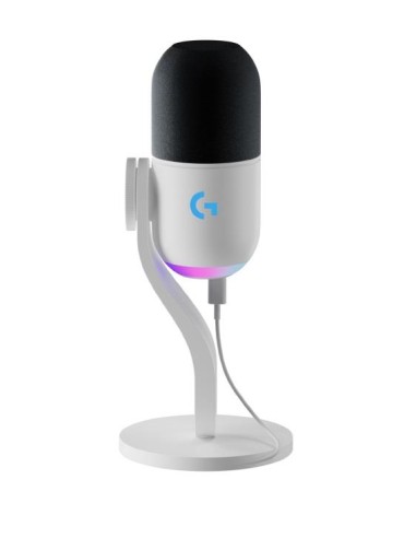 LOGITECH YETI GX DYNAMIC RGB BIANCO MICROFONO GAMING