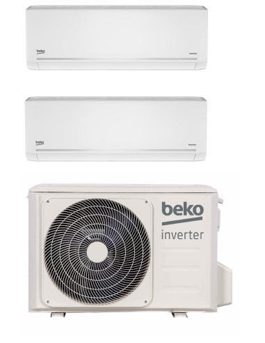 KIT CLIMA BEKO BGMPO141+BGMPI090+BGMPI090 DUAL 9000+9000 WI-FI R32