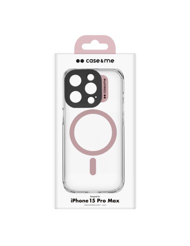 SBS CMCOVCAMTMSIP1567PP IPHONE 15 PRO MAX COVER MAGSAFE TRASP/ROSA