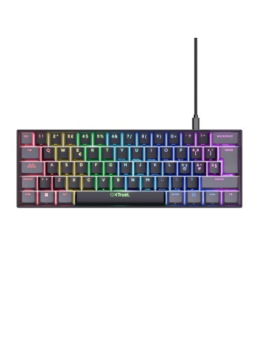 TRUST 24884 GXT 867 ACIRA MECHANICAL RGB TASTIERA GAMING MINI