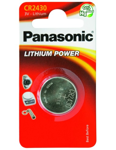 PANASONIC LITHIUM POWER CR2430 X1 PILA