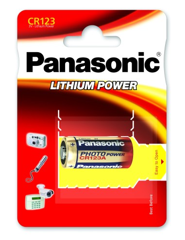 PANASONIC PHOTO LITHIUM CR123 X1 PILA