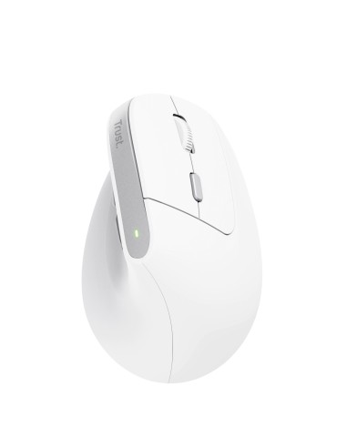 TRUST 25398 BAYO II BIANCO WIRELESS ERGONOMICO VERTICALE RICAR.MOUSE