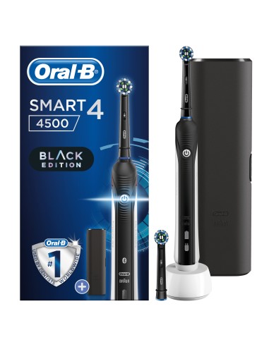 ORAL B POWER SMART 4 CROSSACTION   4500 RIMOTORE DI PLACCA NERO