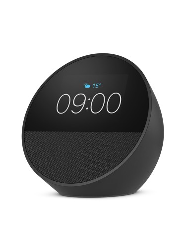 AMAZON ECHO SPOT 2024 OROLOGIO NERO SMART SPEAKER