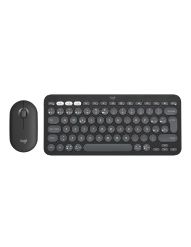 LOGITECH PEBBLE 2 NERO COMBO TASTIERA E MOUSE WIRELESS BLUETOOTH