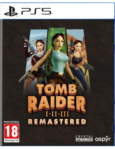 TOMB RAIDER I-III REMASTERED       STARRING LARA CROFT PS5