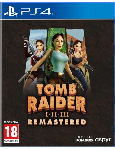 TOMB RAIDER I-III REMASTERED       STARRING LARA CROFT PS4