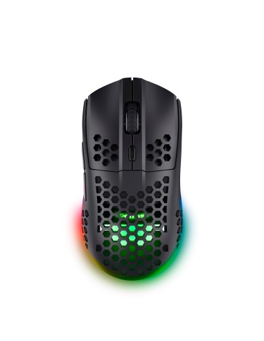 TRUST 25307 GXT 929 HELOX WIRELESS GAMING MOUSE 6400DPI 6 TASTI NERO